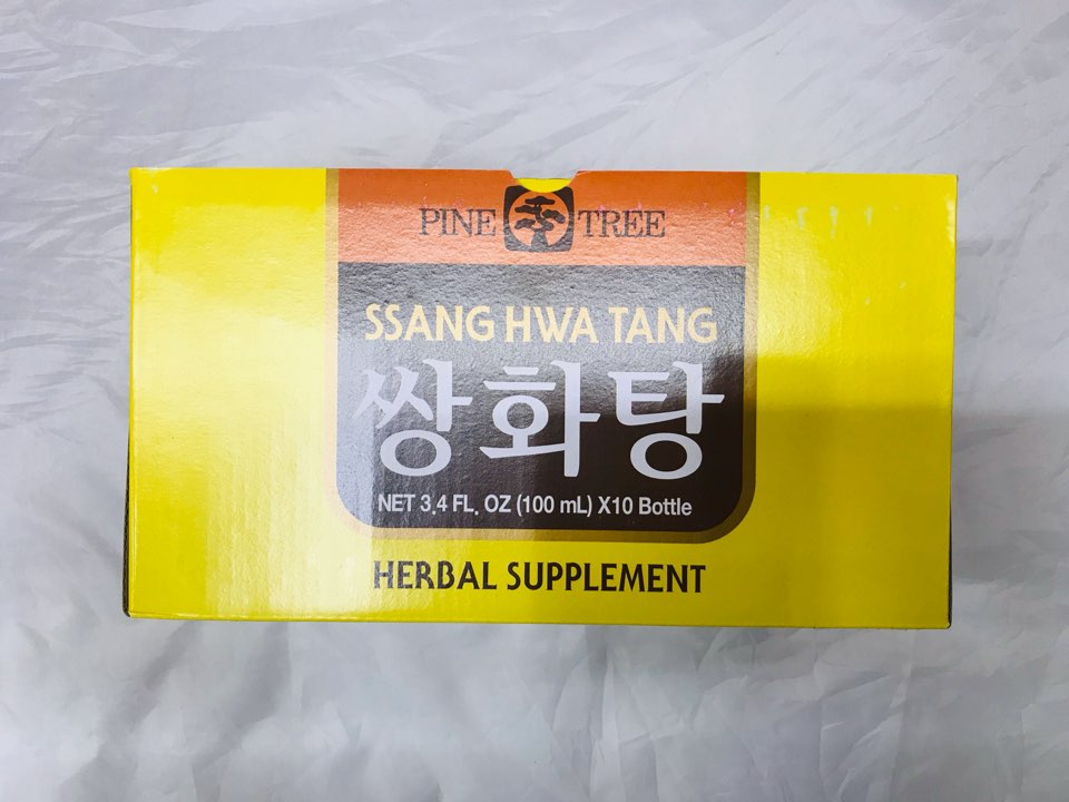 [Pinetree] Ssanghwa Tang (Herbal supplement) / 솔표 쌍화탕 (100ml x10Bottle)