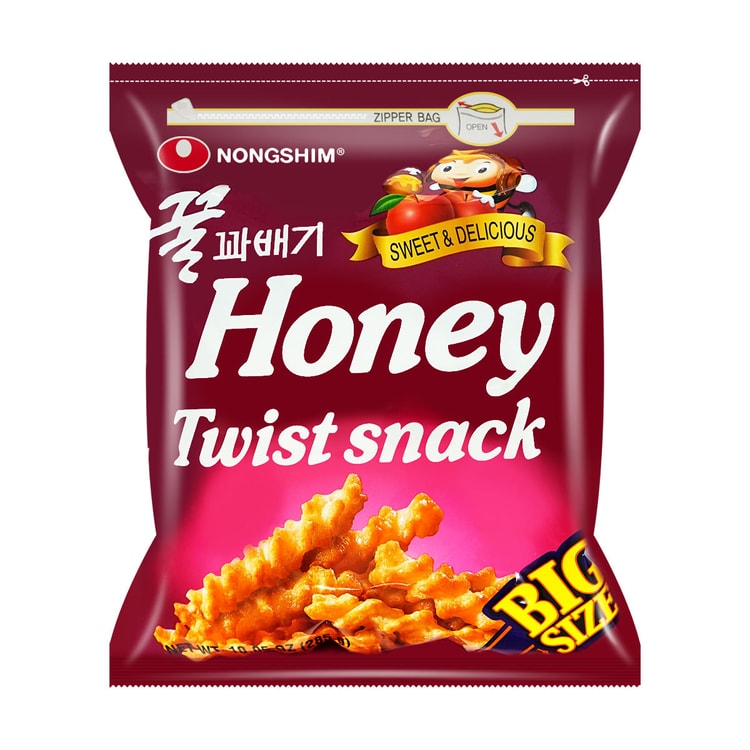 [Nongshim] Honey Flavored Twist Snack / 농심 꿀꽈배기 (Big Size 285g)