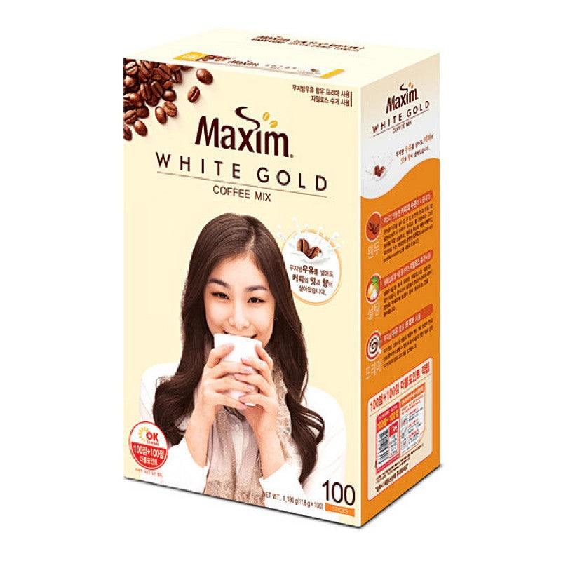 [Maxim] White Gold Instant Coffee Mix / 맥심 화이트골드 커피믹스 (100ea)