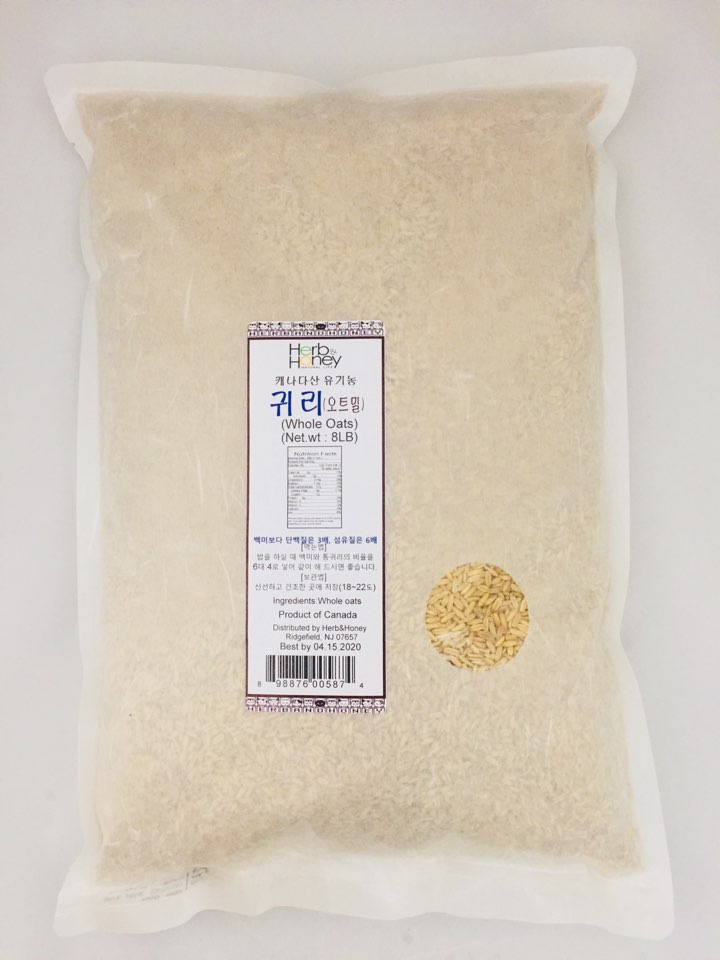 Whole Oats 8LB / 귀리(오트밀) 8LB