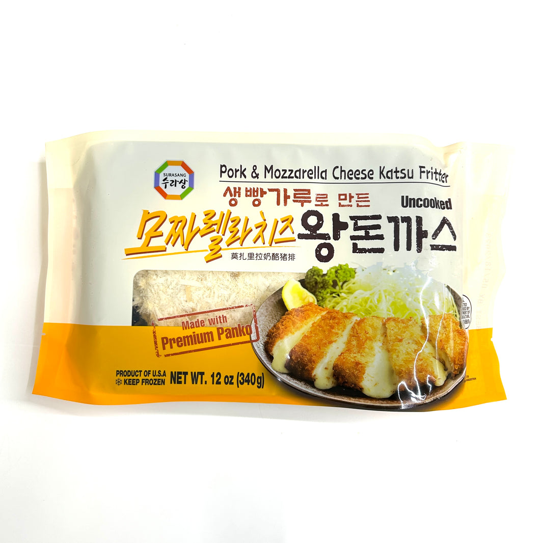 [Surasang] Pork & Mozzarella Cheese Katsu Fritter / 수라상 모짜렐라 치즈 왕 돈까스 (340g)