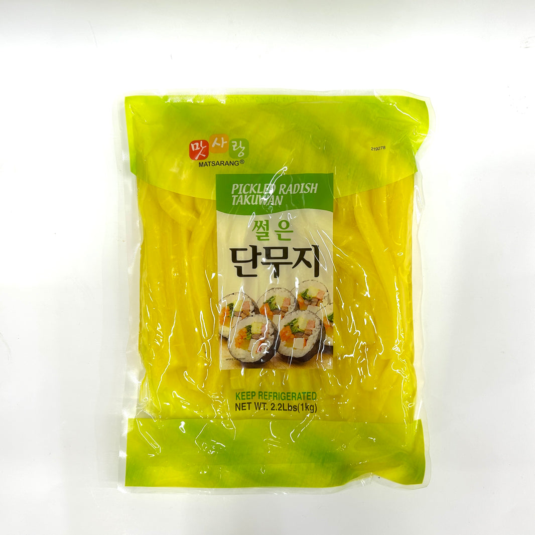[Matsarang] Pickled Radish Takuwan Sliced /  맛사랑 썰은 단무지 (1kg)