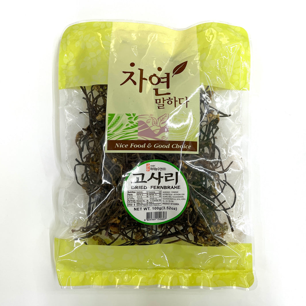 자연 말하다 말린 고사리 (100g)