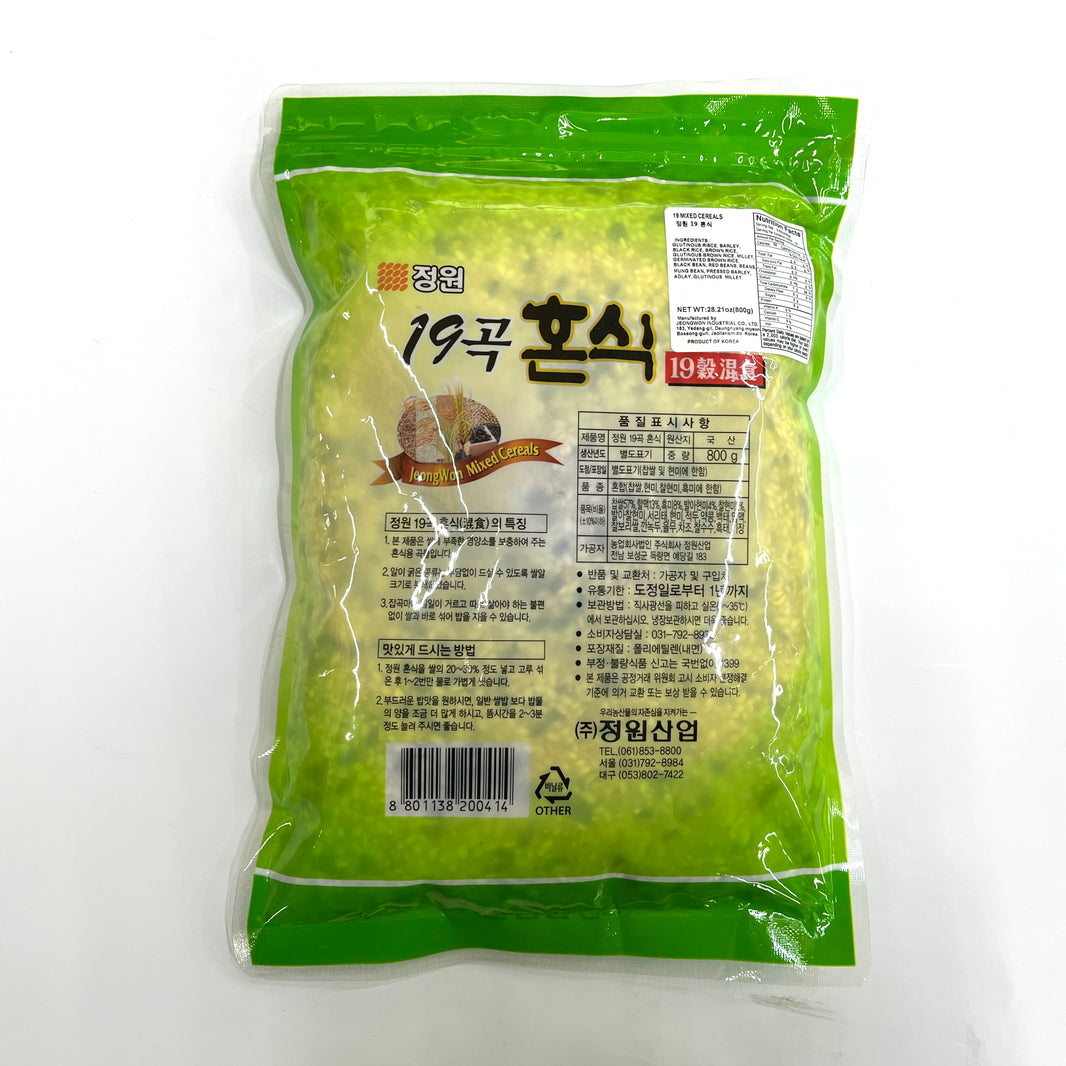 [Jungwon] 19 Grain Mixed Rice / 정원 19곡 혼식 잡곡 (800g)