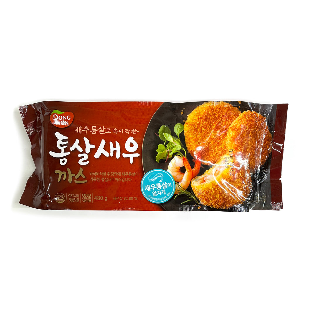 동원 새우 통살로 속이 꽉 찬 통살새우 까스 (480g)