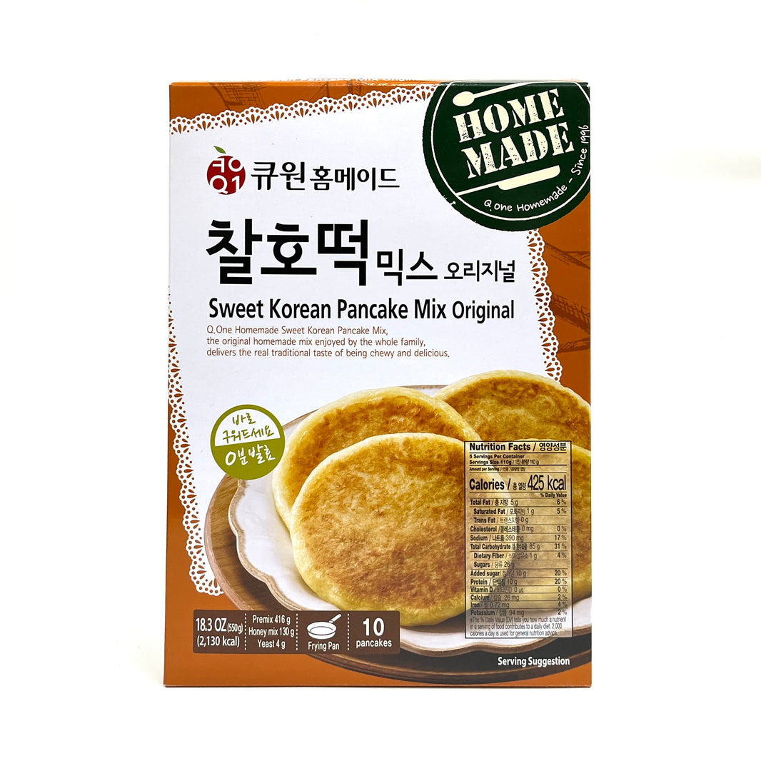 [Q1] Sweet Korean Pancake Mix Original / 큐원 찰호떡 믹스 (550g)