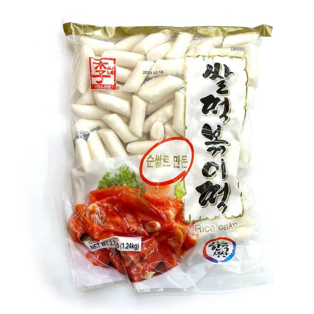 [Yissine] Rice Cake for Topokki / 이씨네 쌀 떡볶이 떡 (600g or 1.24kg)
