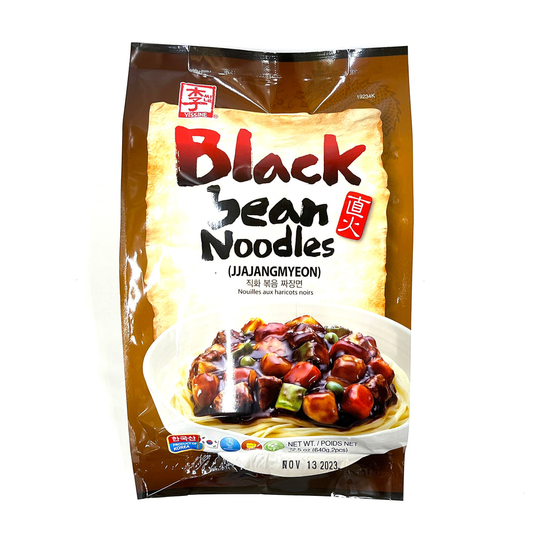 [Yissine]  Black Bean Noodles Jjajangmyeon / 이씨네 직화 볶음 짜장면 (640g/2인분)