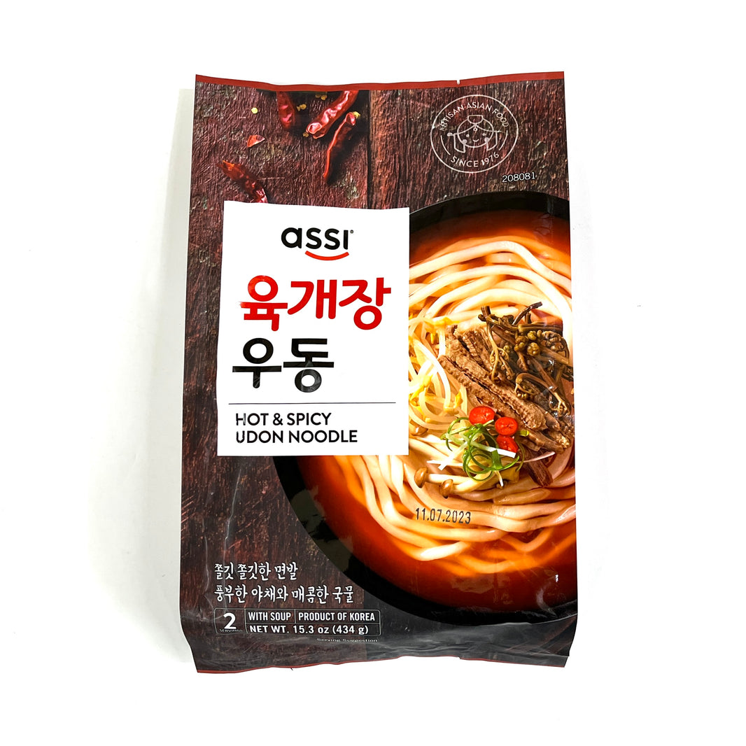 [Assi] Hot & Spicy Udon Noodle / 아씨 육개장 우동 (434g/2인분)