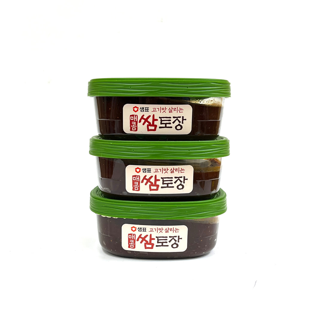 [Sempio] Seasoned Soybean Paste (Spicy) / 샘표 매콤 쌈 토장 (170g x3)