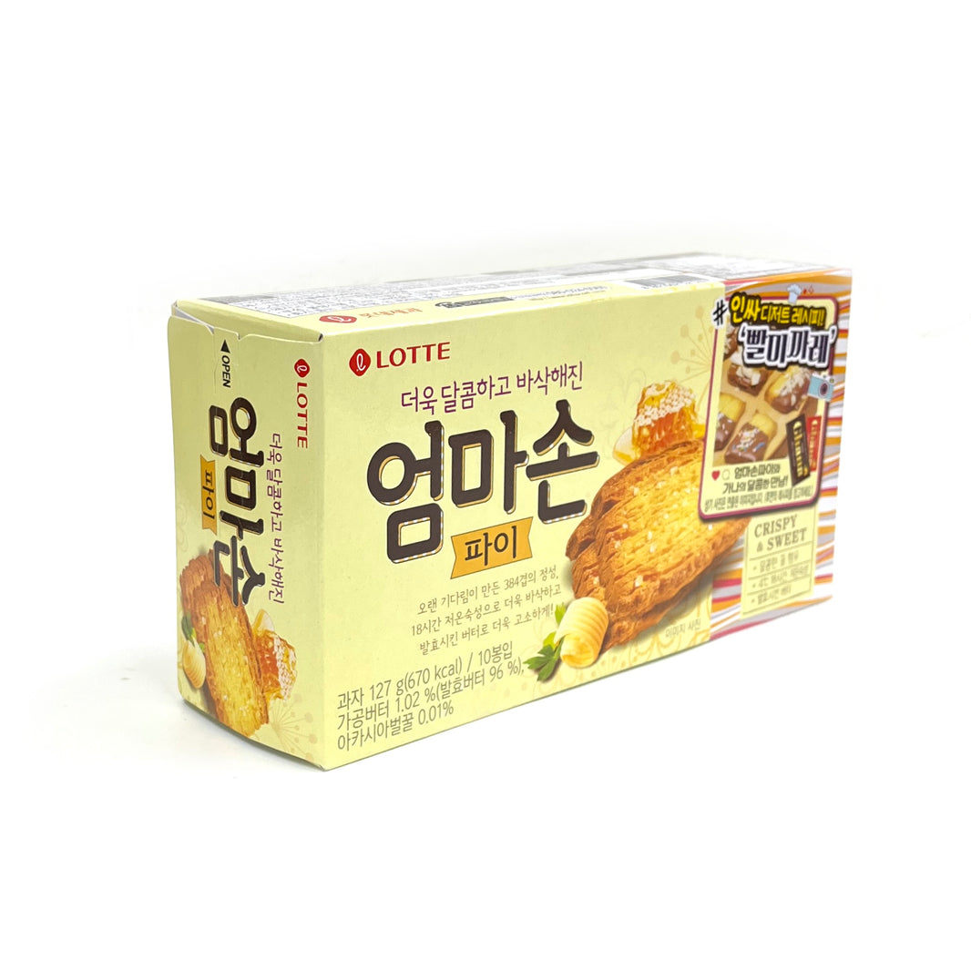 [Lotte] Korean Cracker Crispy & Sweek / 롯데 엄마손 파이 (127g)