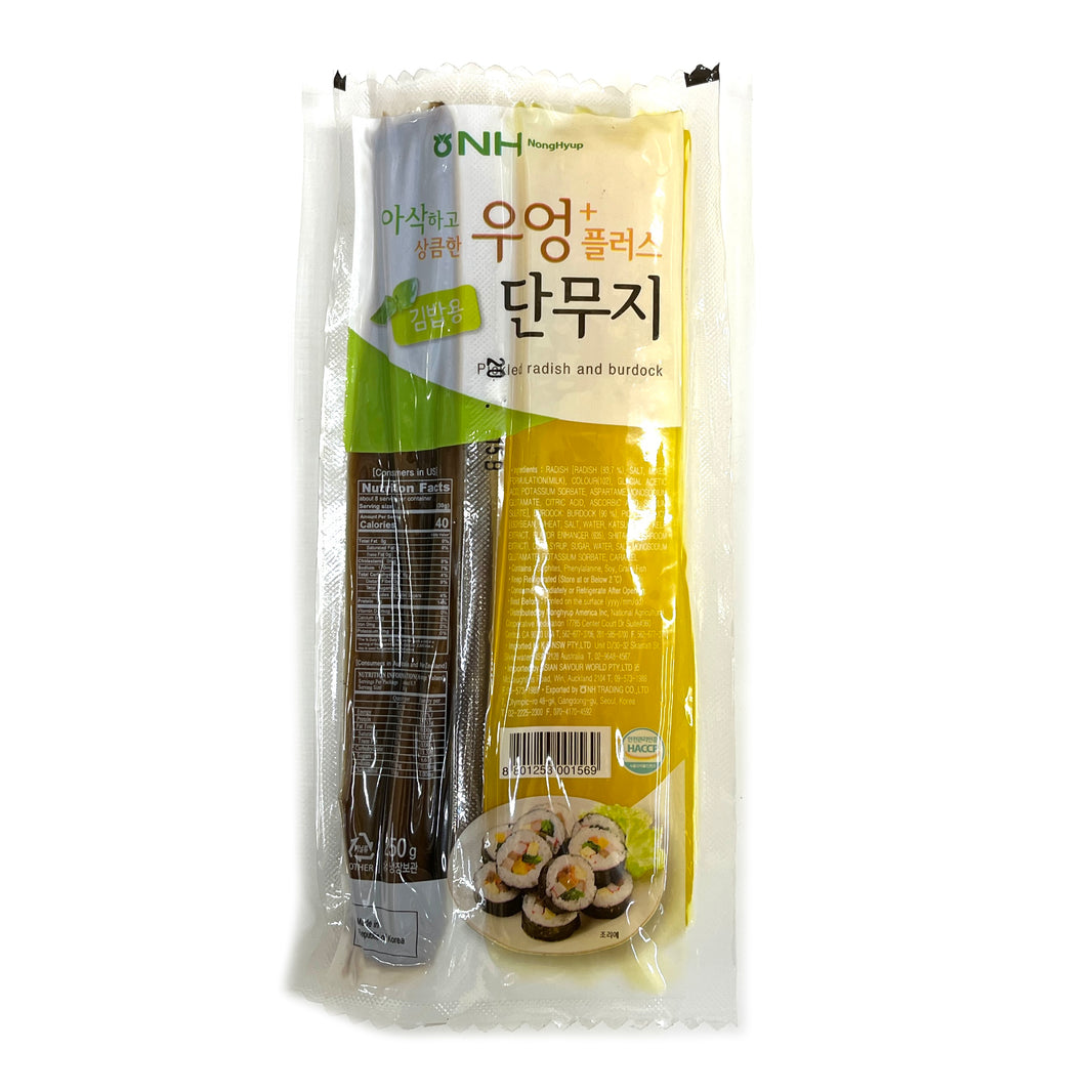 [NH] Burdock Plus Pickled Radish for Gimbap / 농협 우엉 플러스 단무지 김밥용 (250g)