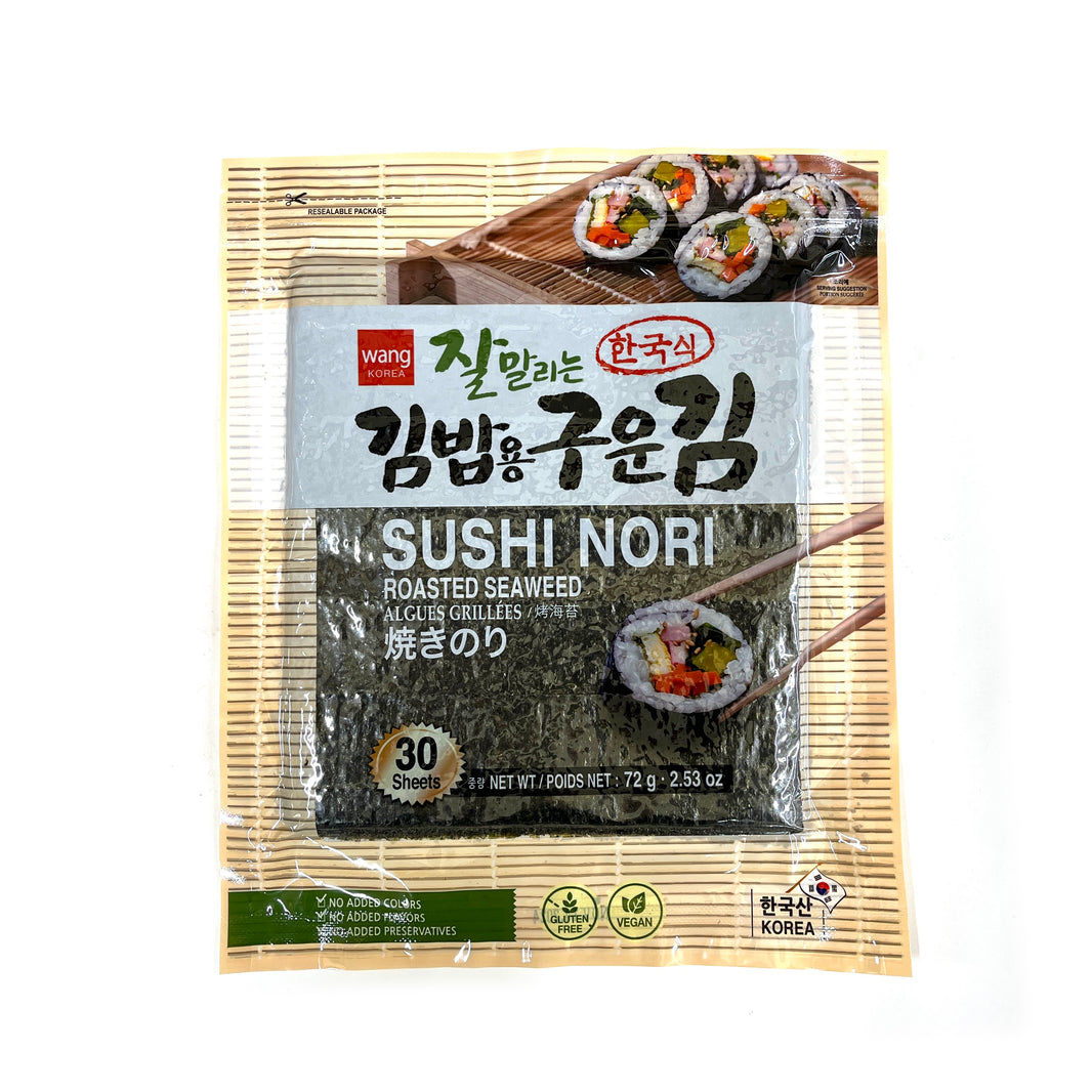 왕 잘 말리는 김밥용 구운김 (30 sheets)