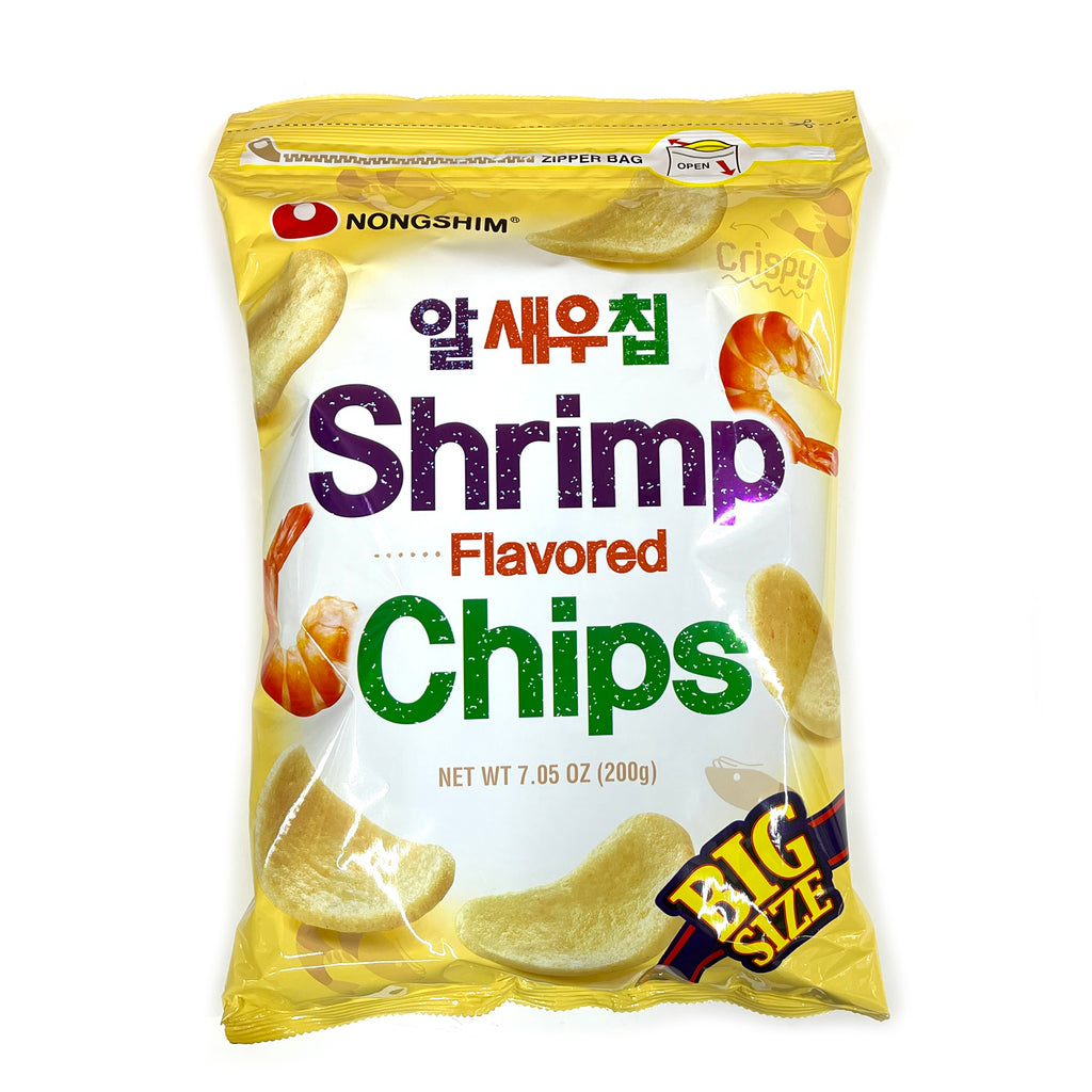 Nongshim] Shrimp Chips / 농심 알 새우칩 (Big Size 200g), image size:1024x1024
