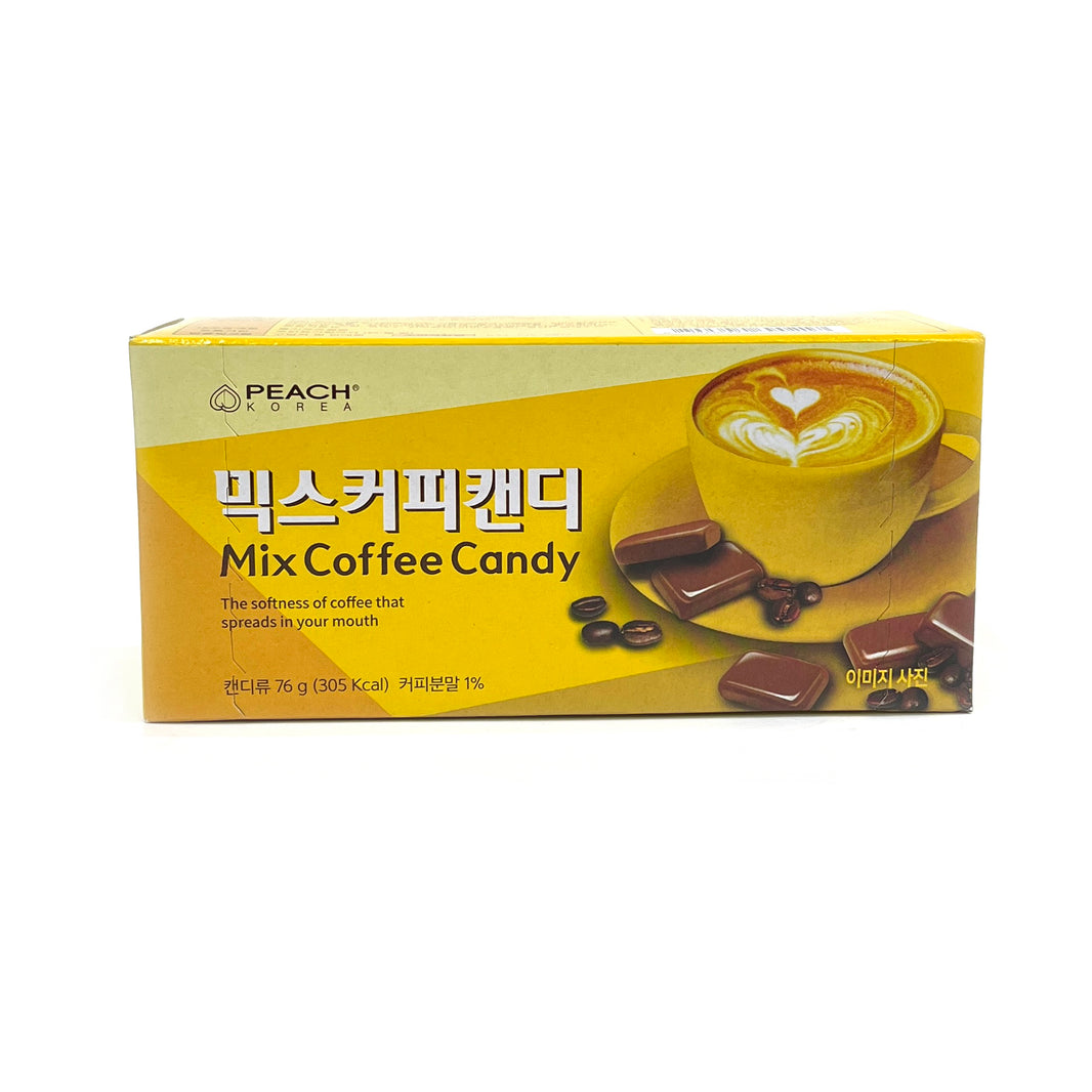 [Peach] Mix Coffee Candy / 피치 코리아 믹스 커피 캔디 (76g)