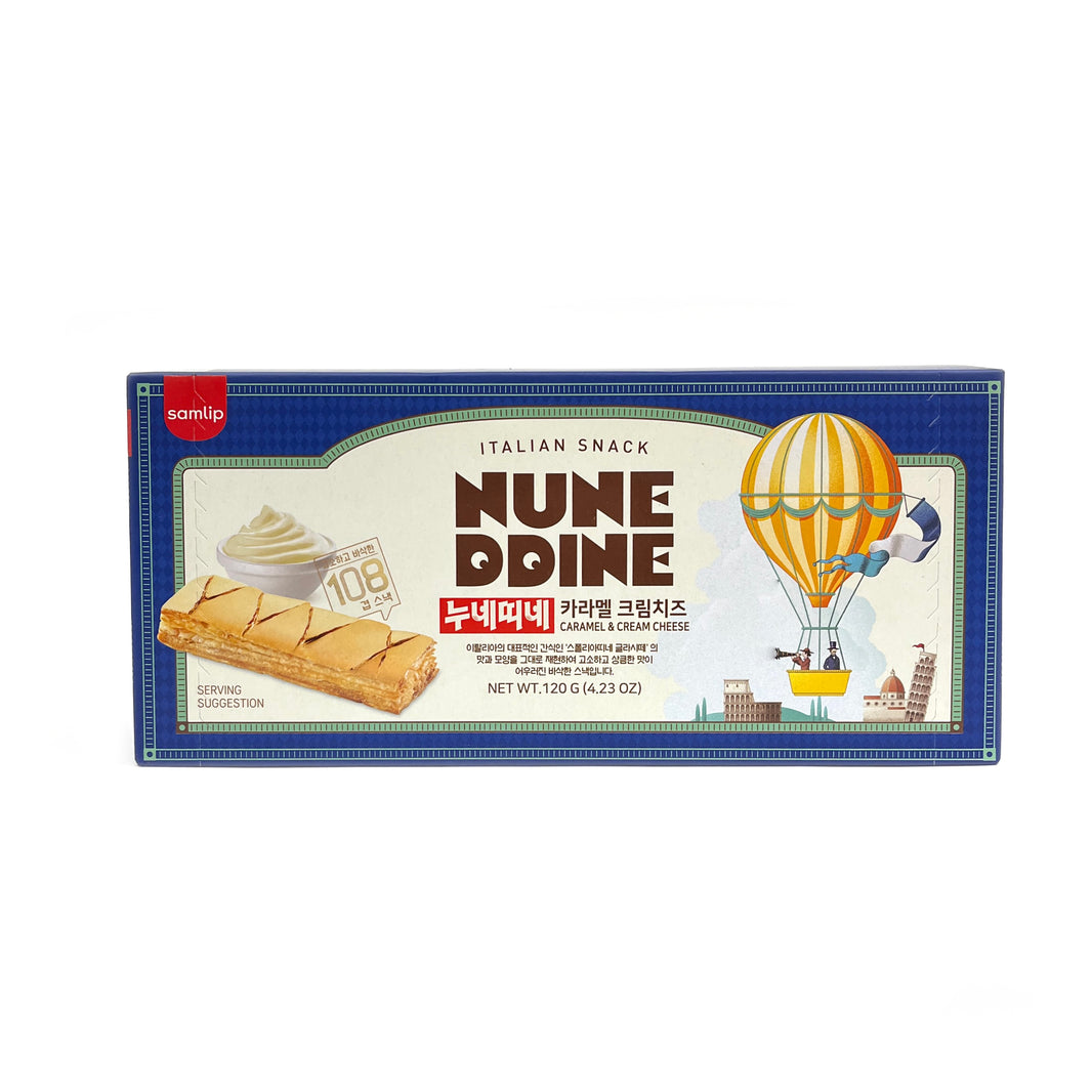 [Samlip] Nune Ddine Caramel & Cream Cheese / 삼립 누네띠네 카라멜 크림치즈(120g)