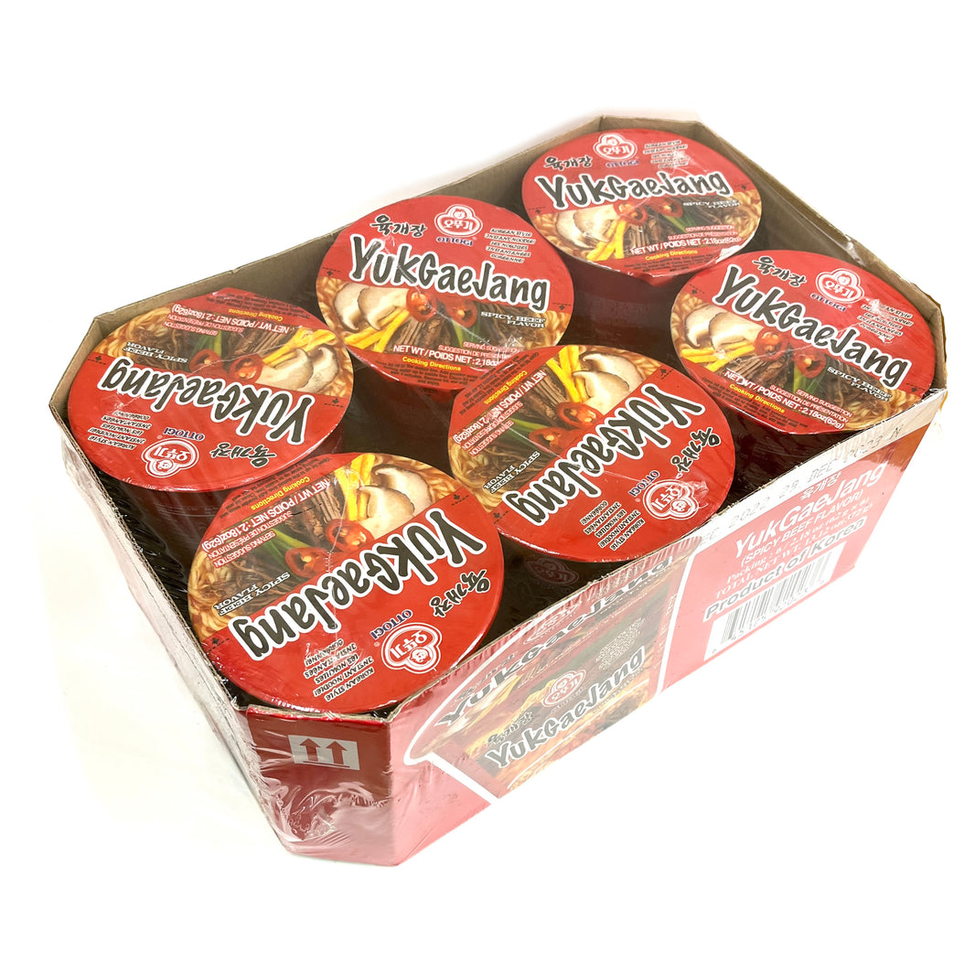 오뚜기 육계장 컵 라면 작은컵(6pks)