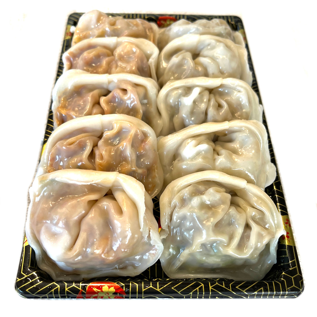 한양분식 직접 빚은 수제 김치 고기 반반 만두 (5pcs + 5pcs)