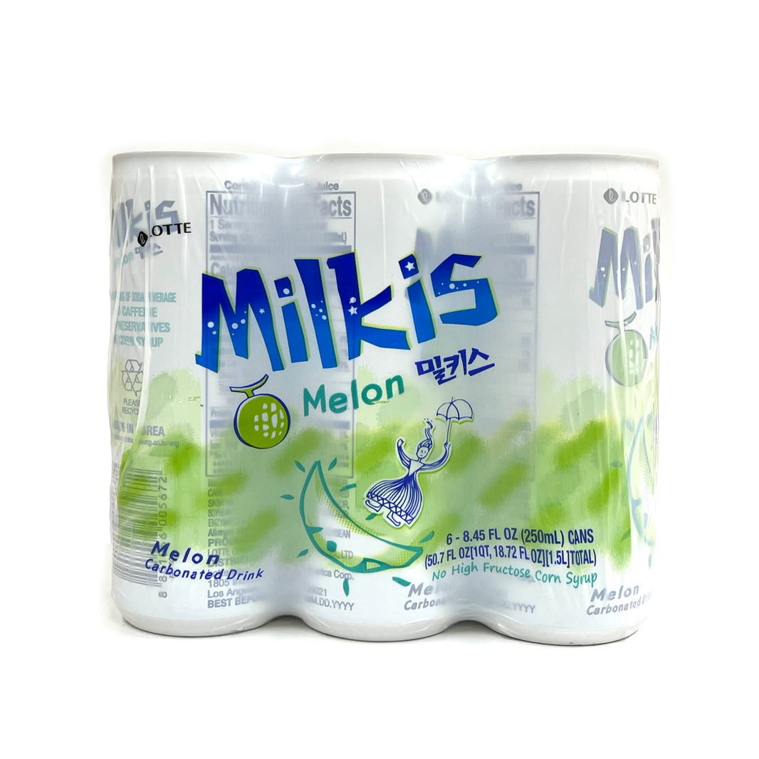 [Lotte] Milkis Melon / 롯데 밀키스 멜론 (6cans)