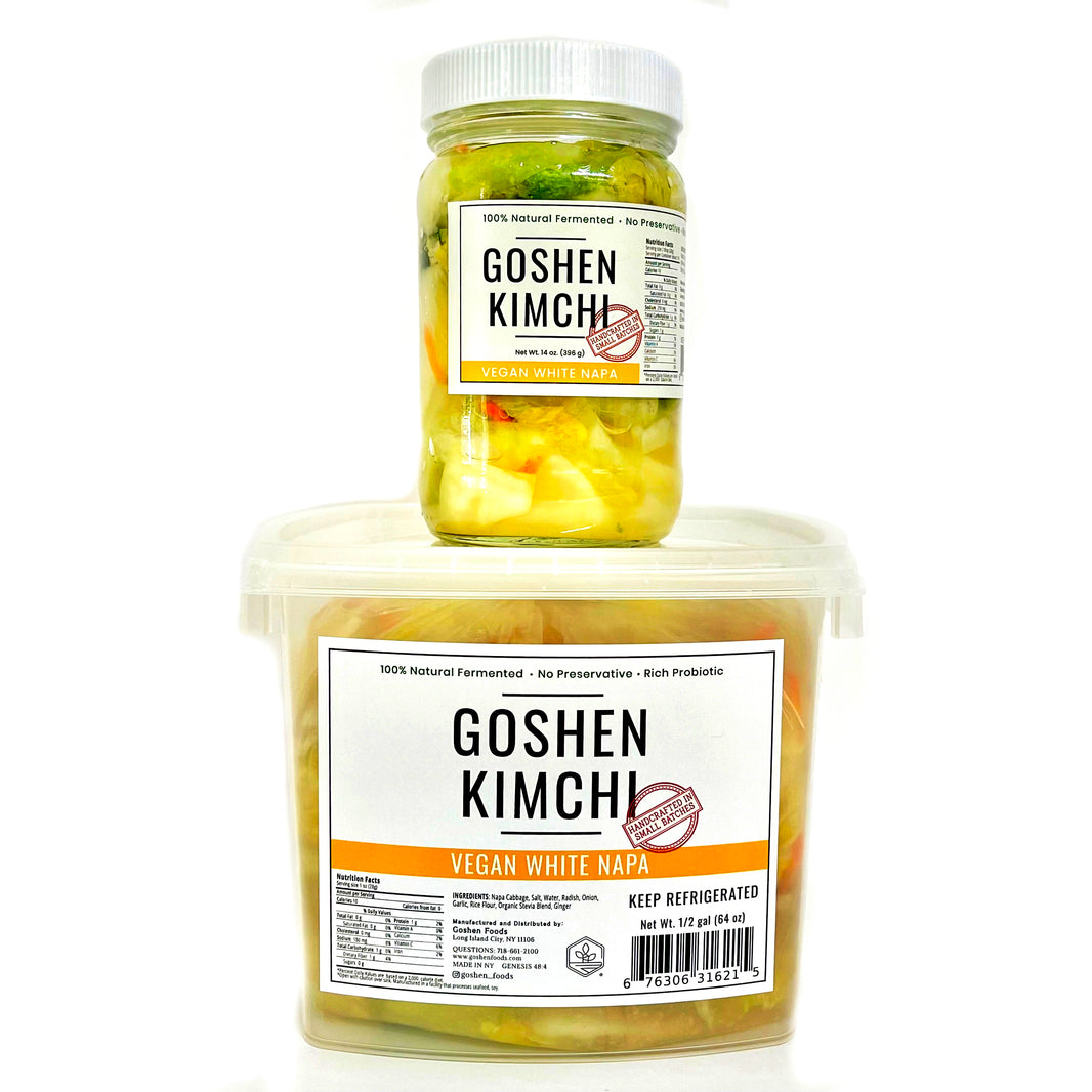 [Goshen] Kimchi Vegan White Napa / 고센 백 김치 (14oz or 64oz)