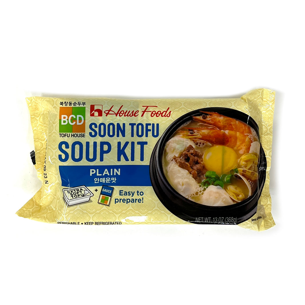 [BCD] Soon Tofu Soup Kit Plain / 북창동 순두부 키트 안 매운맛 (13oz)