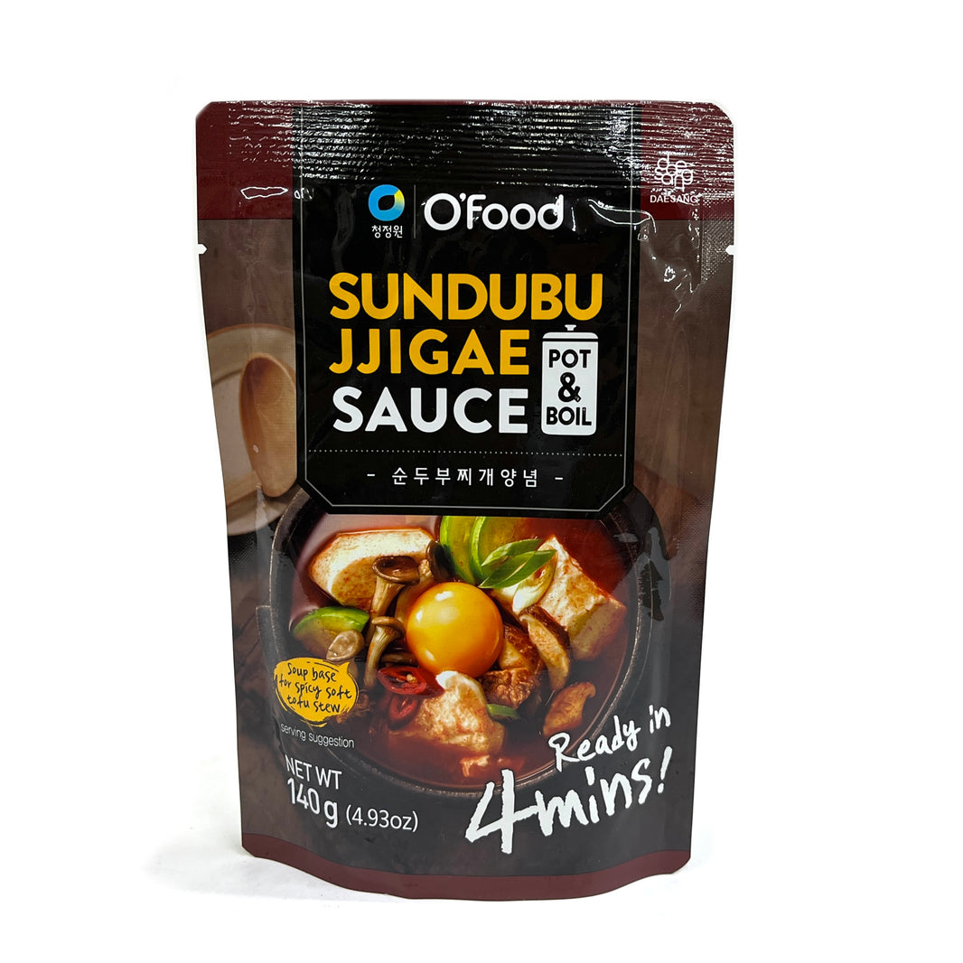 [O'Food] Sundubu Jjigae Sauce Pot & Boil / 청정원 오푸드 순두부 찌게 양념 (140g)