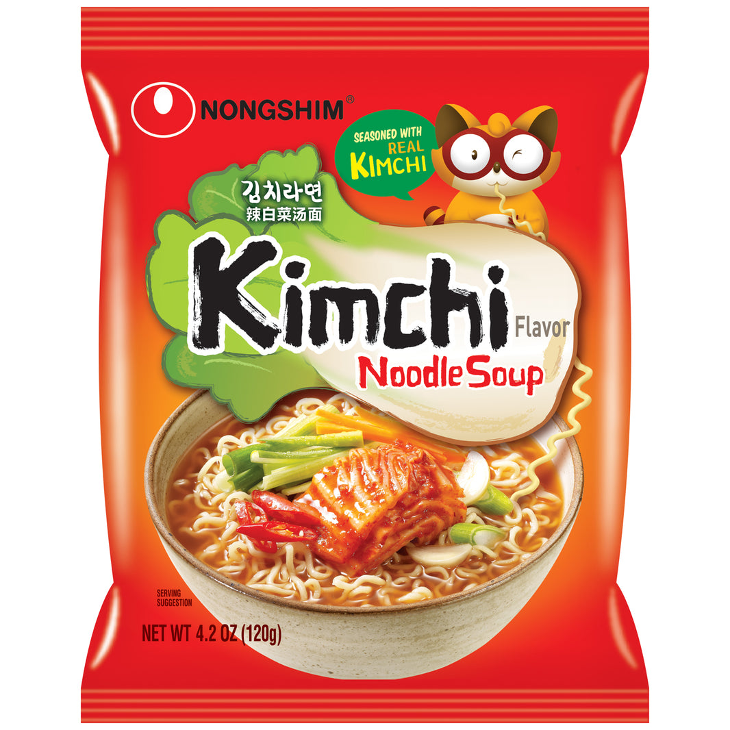 농심 김치 라면 (4pks)