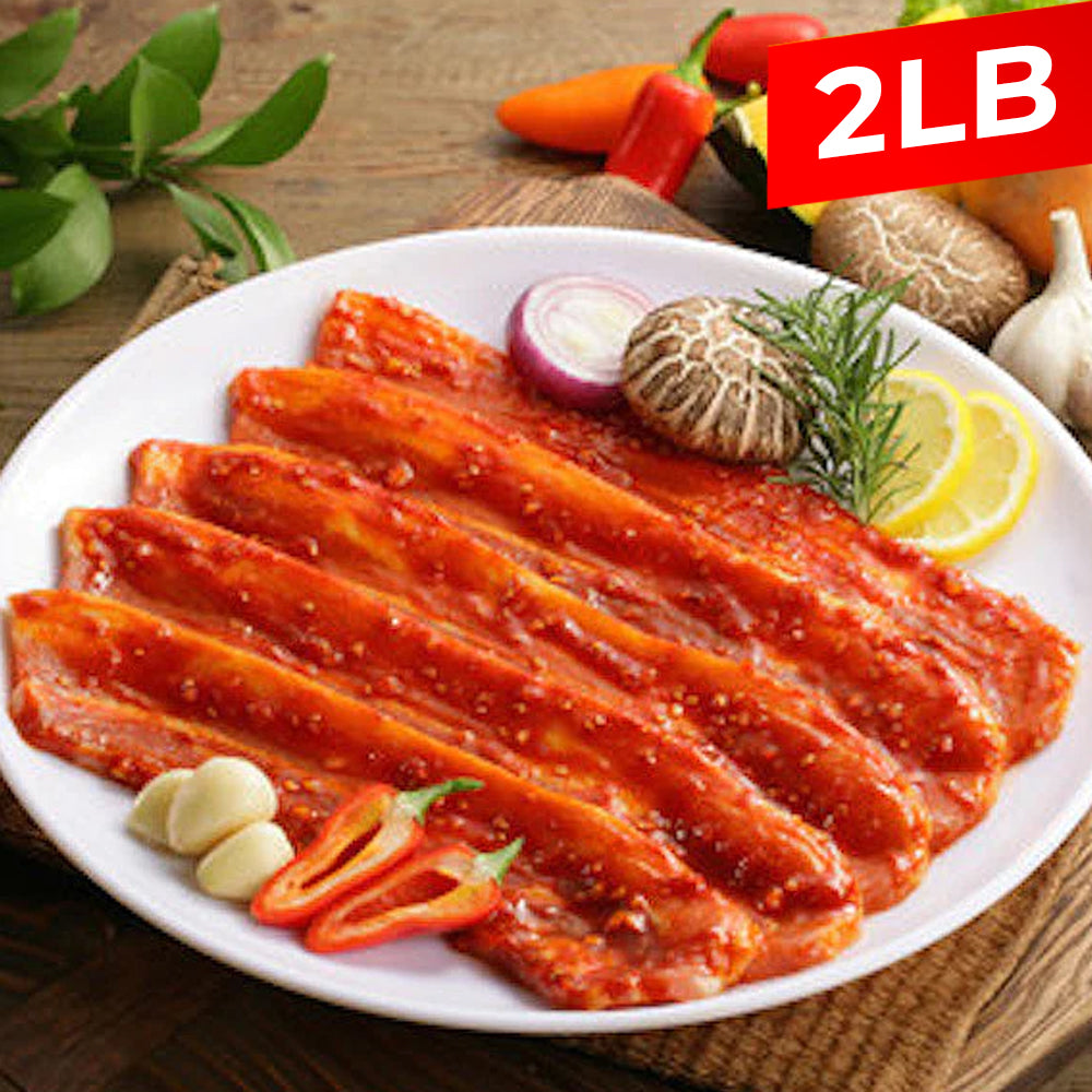 Pork Belly Sliced Marinated / 양념 돼지 삼겹살 (2lb)