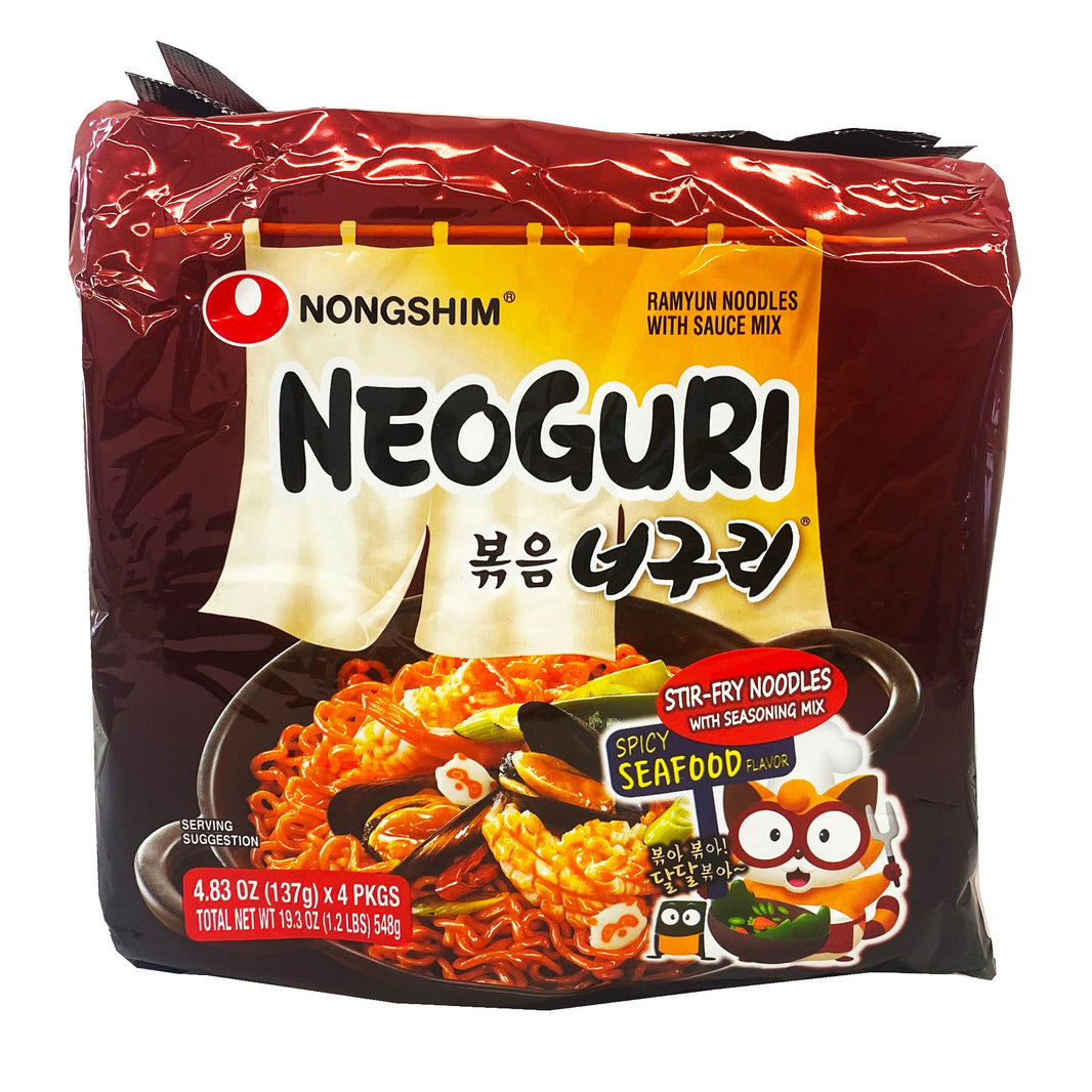 [Nongshim] Neoguri Stir-Fry / 농심 볶음 너구리 (4pks)