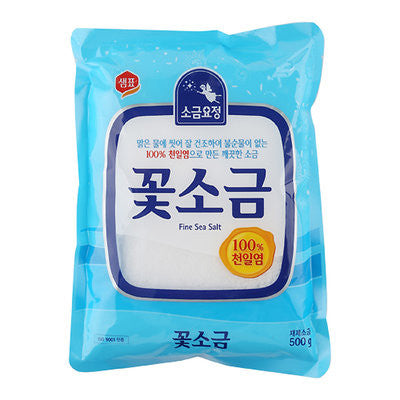 [Sempio] Fine Sea Salt / 샘표 소금요정 꽃 소금 (500g)