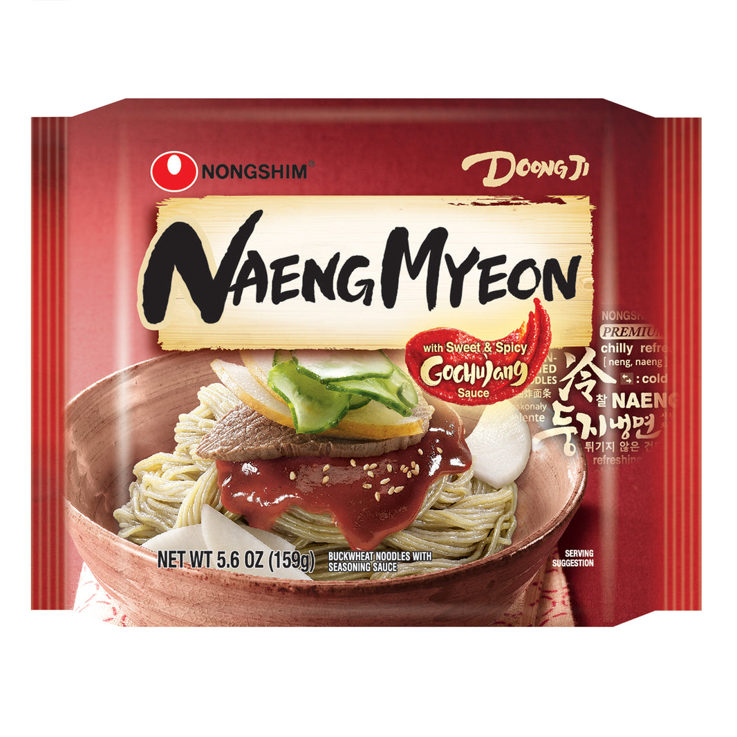 [Nongshim] Doongji Cold Noodles (Chili Sauce) / 농심 둥지 비빔 냉면 (4pks)
