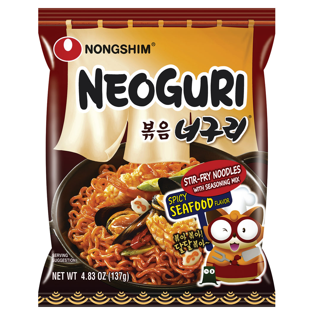 [Nongshim] Neoguri Stir-Fry / 농심 볶음 너구리 (4pks)
