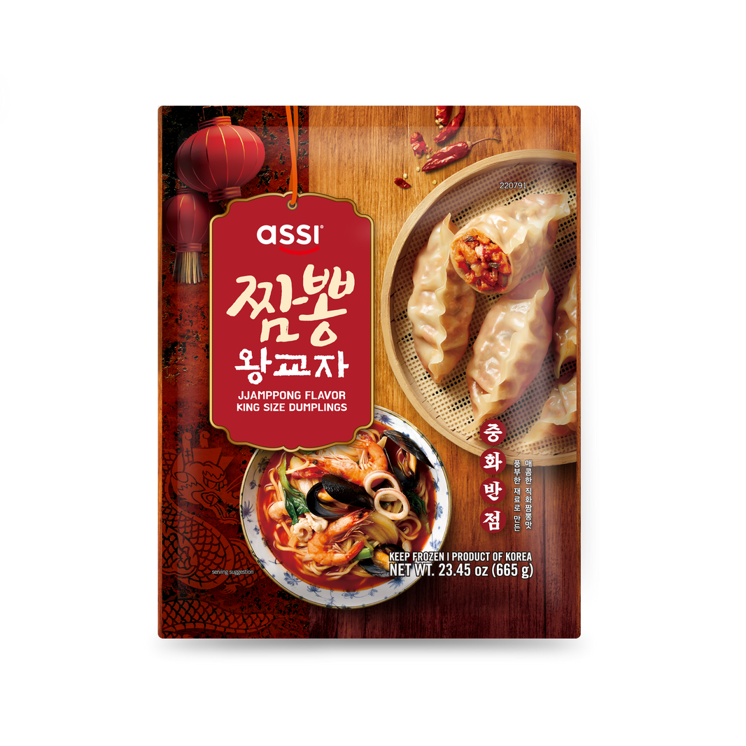 아씨 짬뽕 왕교자 만두 (665g)