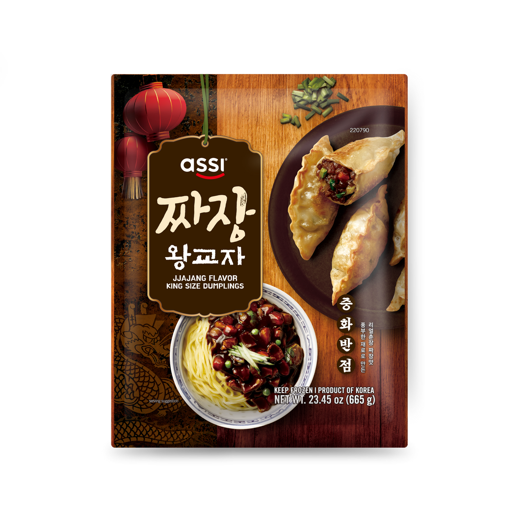 아씨 짜장 왕교자 만두 (665g)