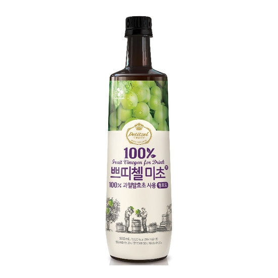 [CJ] Petitzel Fruit Vinegar for Drink Muscat / CJ 쁘띠첼 미초 청포도 (900ml)