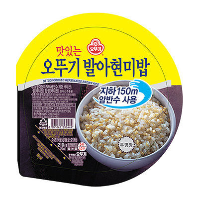 [Ottogi] Cooked Brown Rice / 오뚜기 맛있는 발아현미 밥 (210g)