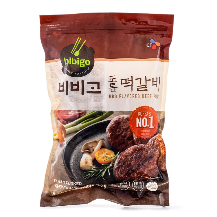[Bibigo] Thick BBQ Flavored Beef Patty / CJ 비비고 도톰 떡갈비 (453.6g)