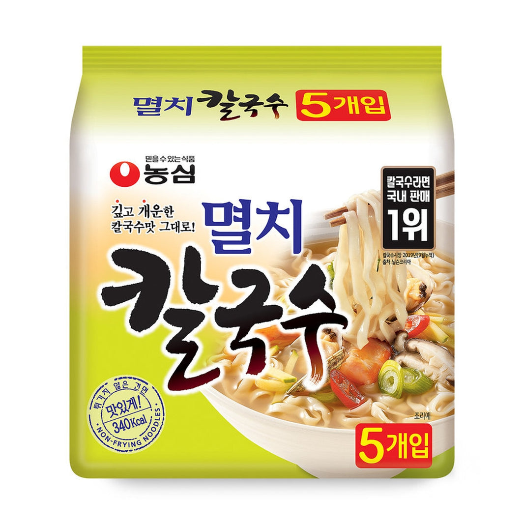 농심 멸치 칼국수 라면 (5pk)