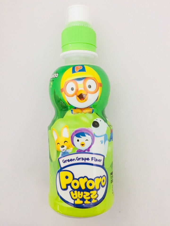 [PALDO] Pororo Green Grape Flavor Drink / 팔도 뽀로로 드링크 청포도  (7.95oz x6pk)