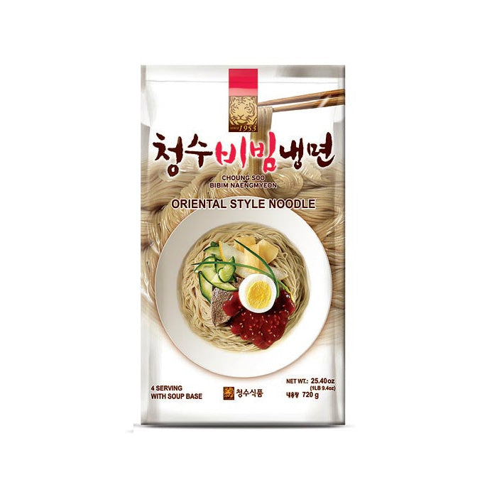[Chungsoo] Cold Noodle w. Spicy  / 청수 비빔 냉면 4인분 (720g)