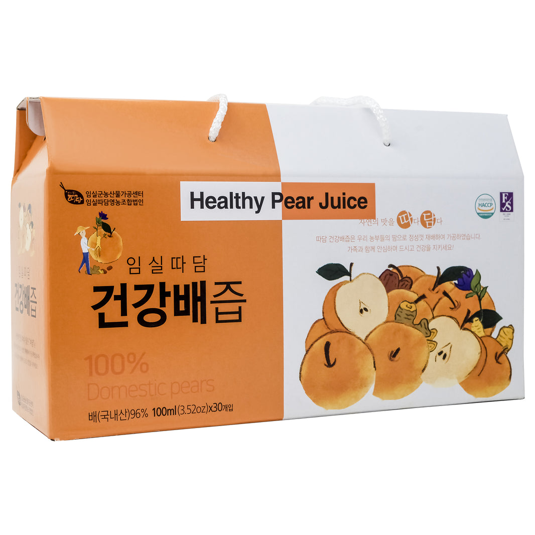 [Imsilttadam] Natural Pear Juice / 임실따담 건강 배 즙 (30pk/box)