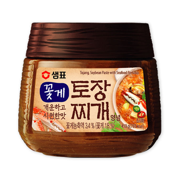 [Sempio] Tojang Jjigae Soybean Paste Crab / 샘표 토장 찌개 된장 꽃게 (450g)