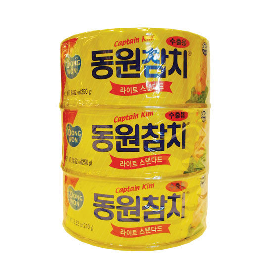[Dongwon] Light Standard Tuna / 동원 참치 라이트 스탠다드 (250g X3ea)