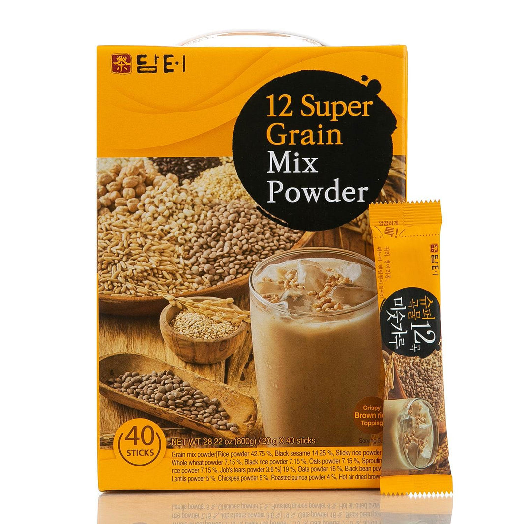 [Damtuh] 12 Super Grain Mix Powder / 담터 슈퍼곡물 12곡 미숫가루 (12 or 40)