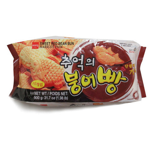 [Wang] Sweet Red Bean Bun/왕 추억의 붕어빵 (10pc)