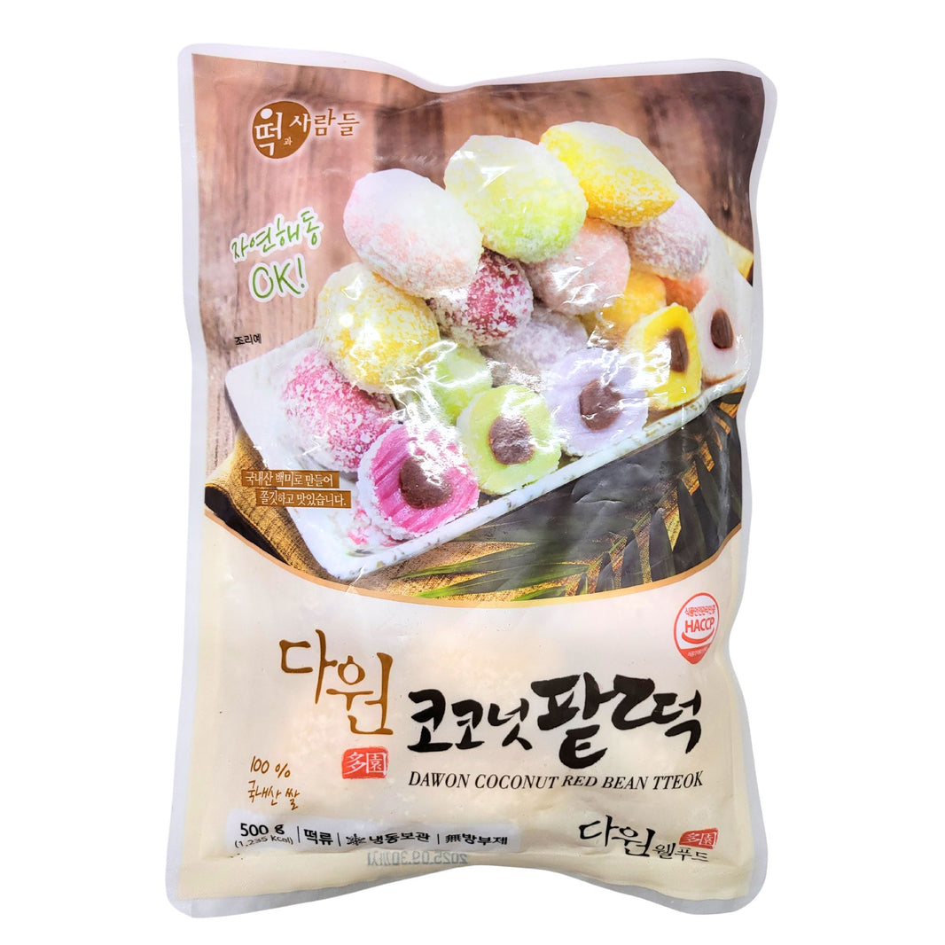 [Dawon] Coconut Red Bean Tteok/다원 코코넛 팥떡(500g)