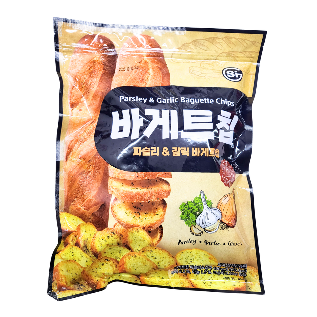 [SI] Parsley & Garlic Baguette Chips /  파슬리 & 갈릭 바게트 칩 (400g)