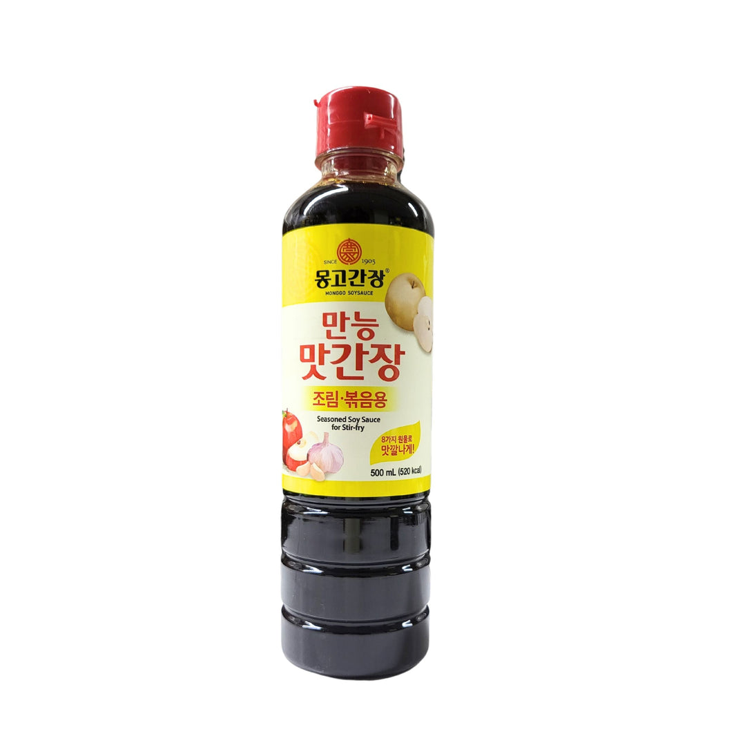 [Monggo] Seasoned Soy Sauce for Stir-Fry/ 몽고간장 만능 맛간장 조림, 볶음용 (500ml)