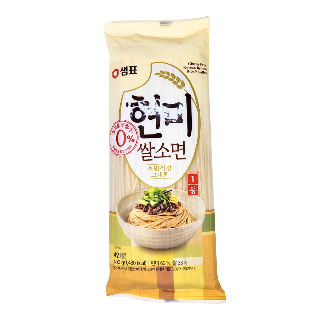 [Sempio] Korean Brown Rice Noodle / 샘표 현미 소면 - 소면 식감 그대로 (400g)