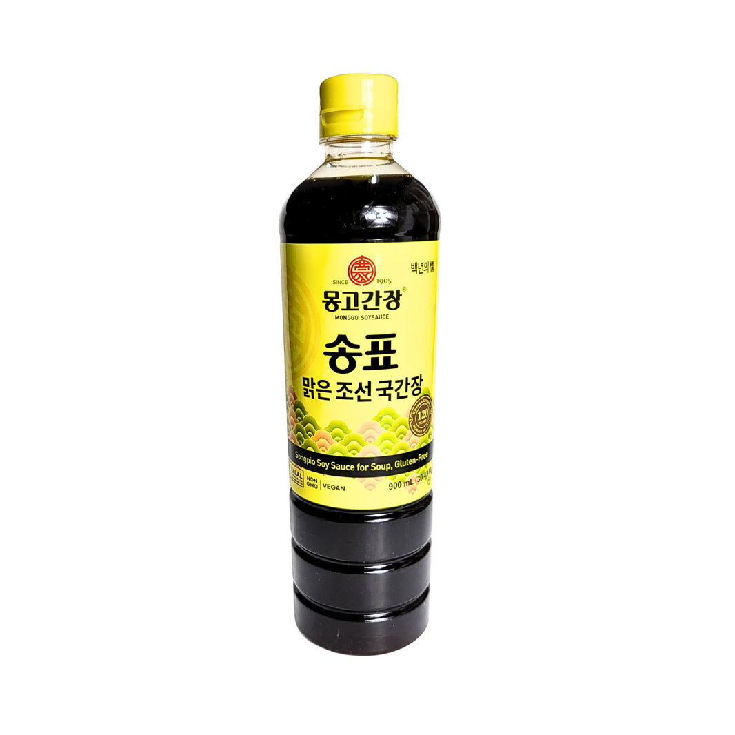 [Moggo] Songpio Soy sauce for Soup, Gluten-Free  / 몽고 송표 맑은 조선 국간장 (900ml)